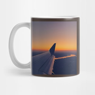 Airplane Sunset Mug